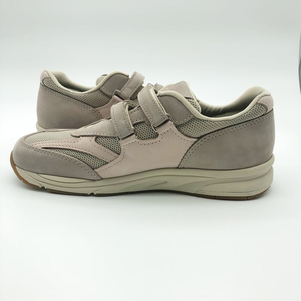 SAS Womens TMV - EZ Strap Sneakers Size 5.5 WW Taupe Pink Leather NIB - Picture 5 of 10